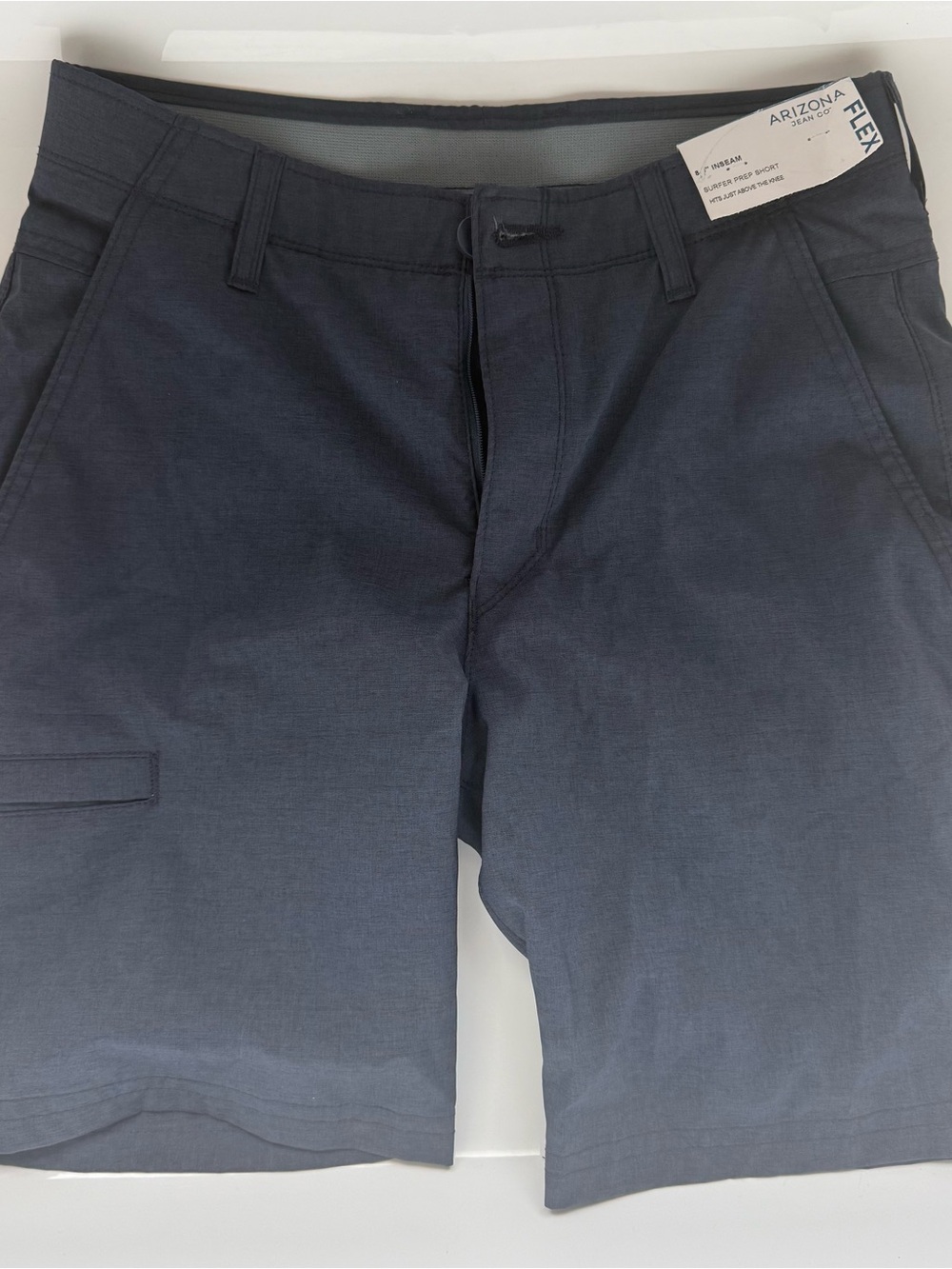 Arizona Jean Company Men's Navy Cargo Shorts — Stretch Comfort